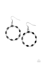 Load image into Gallery viewer, Crystal Circlets - Black Paparazzi Accessories
