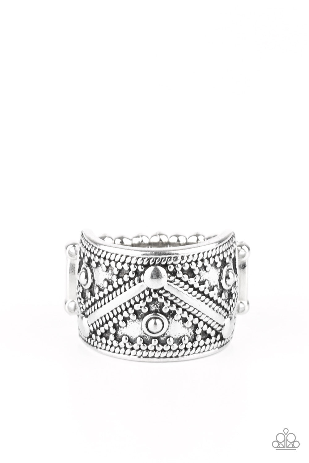 Primal Patterns - Silver Paparazzi Accessories