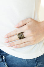 Load image into Gallery viewer, FRILLED To Be Here - Brass Paparazzi Accessories
