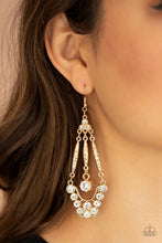 Load image into Gallery viewer, High-Ranking Radiance - Gold Paparazzi Accessories
