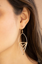 Load image into Gallery viewer, Proceed With Caution - Gold Paparazzi Accessories
