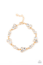 Load image into Gallery viewer, Social GLISTENING - Gold Paparazzi Accessories
