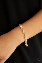 Load image into Gallery viewer, Social GLISTENING - Gold Paparazzi Accessories
