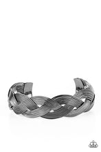 Load image into Gallery viewer, Woven Wonder - Black Paparazzi Accessories
