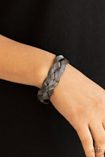 Load image into Gallery viewer, Woven Wonder - Black Paparazzi Accessories
