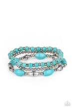 Load image into Gallery viewer, Sahara Sanctuary - Blue Paparazzi Accessories
