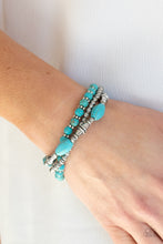 Load image into Gallery viewer, Sahara Sanctuary - Blue Paparazzi Accessories
