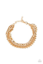 Load image into Gallery viewer, Brilliantly Beaming - Gold Paparazzi Accessories
