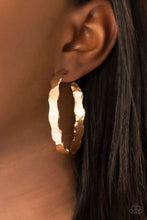 Load image into Gallery viewer, Exhilarated Edge - Gold Paparazzi Accessories
