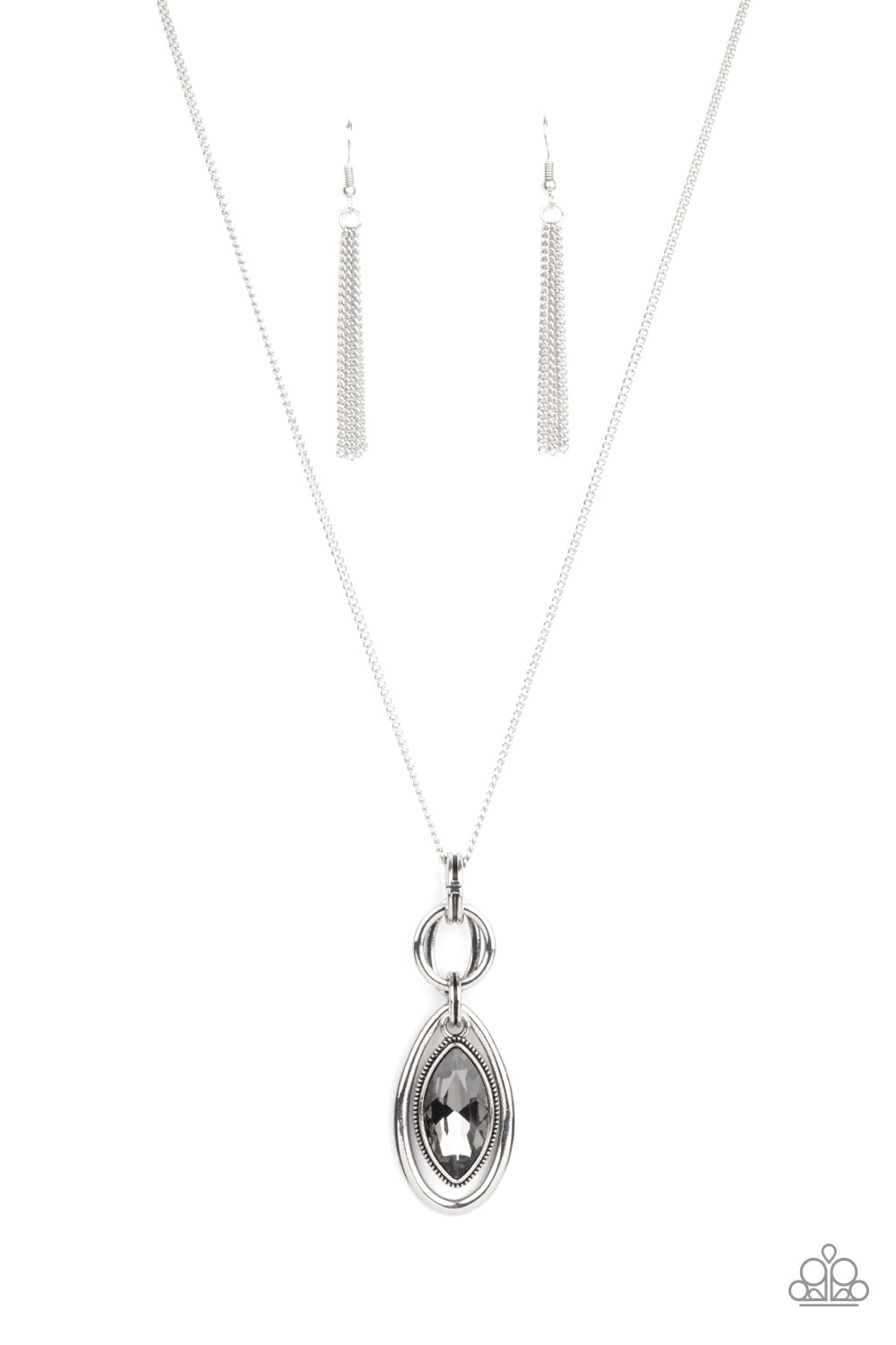 Glamorously Glaring - Silver Paparazzi Accessories