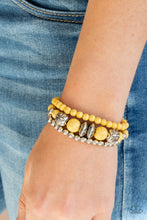 Load image into Gallery viewer, Paparazzi Accessories - Desert Blossom - Yellow

