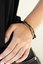 Load image into Gallery viewer, PLAIT Tectonics - Brass Paparazzi Accessories
