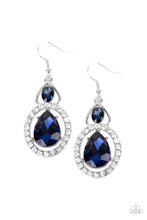 Load image into Gallery viewer, Double The Drama - Blue Paparazzi Accessories
