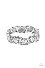 Load image into Gallery viewer, Rustic Heartthrob - Silver Paparazzi Accessories
