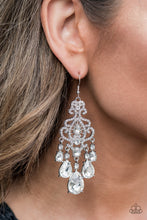 Load image into Gallery viewer, Queen Of All Things Sparkly - White Paparazzi Accessories Empower Me Pink 2021 EXCLUSIVE
