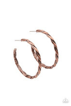 Load image into Gallery viewer, Dont Get It Twisted - Copper Paparazzi Accessories
