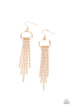 Load image into Gallery viewer, Tapered Twinkle - Gold Paparazzi Accessories
