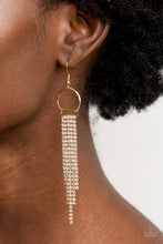 Load image into Gallery viewer, Tapered Twinkle - Gold Paparazzi Accessories
