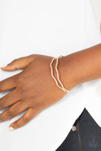 Load image into Gallery viewer, Delicate Dazzle - Gold Paparazzi Accessories

