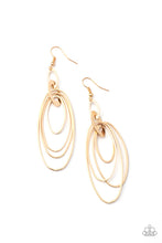 Load image into Gallery viewer, OVAL The Moon - Gold Paparazzi Accessories
