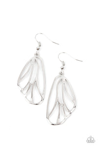 Turn Into A Butterfly - Silver Paparazzi Accessories