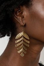 Load image into Gallery viewer, Paparazzi Accessories - Palm Lagoon - Brass
