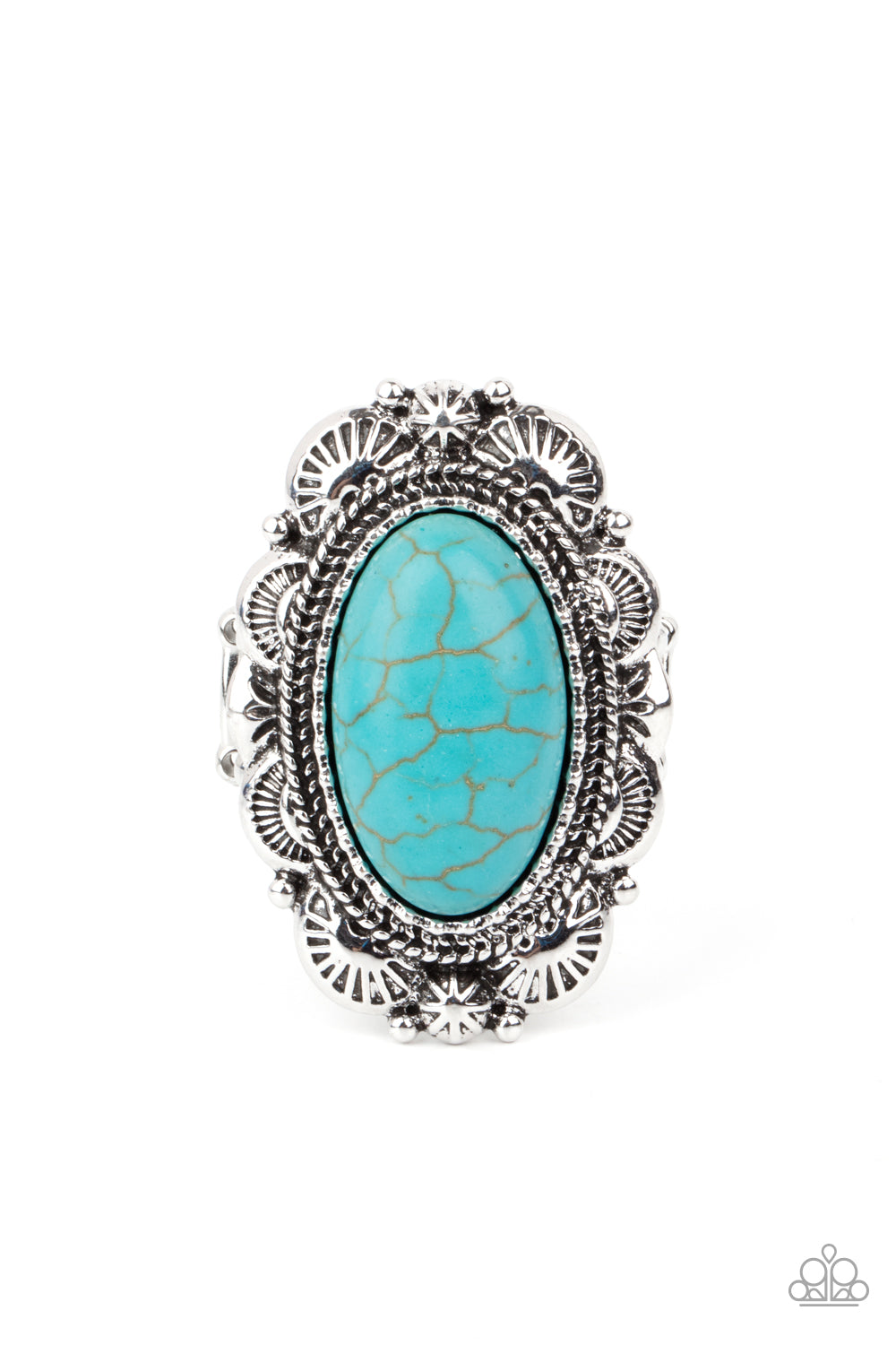 Bring Down The RANCH House - Blue Paparazzi Accessories