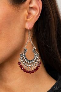 GLOW Down In Flames - Red Paparazzi Accessories