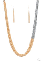 Load image into Gallery viewer, Metallic Merger - Gold Paparazzi Accessories
