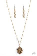 Load image into Gallery viewer, Wearable Wildflowers - Brass Paparazzi Accessories
