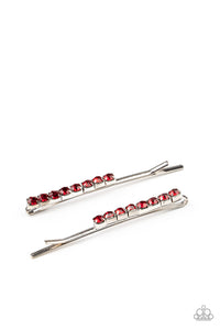 Satisfactory Sparkle - Red Paparazzi Accessories