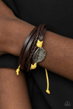 Load image into Gallery viewer, FROND and Center - Yellow Paparazzi Accessories
