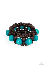 Load image into Gallery viewer, Tropical Temptations - Blue Paparazzi Accessories
