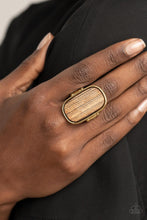 Load image into Gallery viewer, Reclaimed Refinement - Gold Paparazzi Accessories
