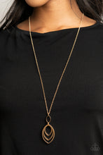 Load image into Gallery viewer, Dizzying Definition - Gold Paparazzi Accessories

