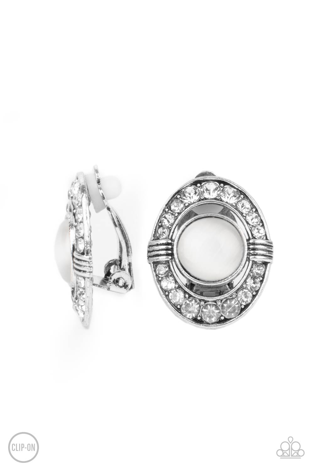 GLOW of Force - White Paparazzi Accessories