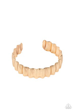 Load image into Gallery viewer, Across The HEIR-Waves - Gold Paparazzi Accessories
