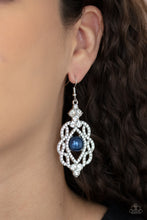 Load image into Gallery viewer, Rhinestone Renaissance - Blue Paparazzi Accessories

