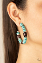 Load image into Gallery viewer, Definitely Down-To-Earth - Blue Paparazzi Accessories
