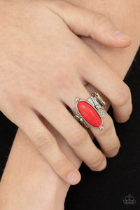 This BADLAND Is My BADLAND - Red Paparazzi Accessories