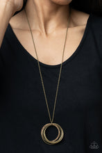 Load image into Gallery viewer, Harmonic Halos - Brass Paparazzi Accessories
