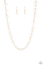 Load image into Gallery viewer, Ensconced in Elegance - Gold Paparazzi Accessories
