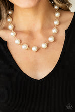 Load image into Gallery viewer, Ensconced in Elegance - Gold Paparazzi Accessories
