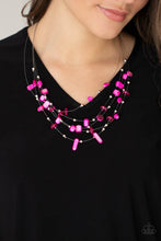 Load image into Gallery viewer, Prismatic Pebbles - Pink Paparazzi Accessories
