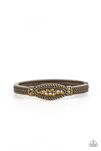 Load image into Gallery viewer, Locked in Luster - Brass Paparazzi Accessories
