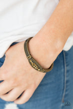 Load image into Gallery viewer, Locked in Luster - Brass Paparazzi Accessories
