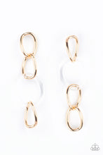 Load image into Gallery viewer, Talk In Circles - Gold Paparazzi Accessories
