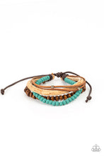 Load image into Gallery viewer, STACK To Basics - Blue Paparazzi Accessories
