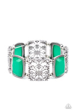 Load image into Gallery viewer, Colorful Coronation - Green Paparazzi Accessories
