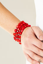 Load image into Gallery viewer, Nice GLOWING! - Red Paparazzi Accessories
